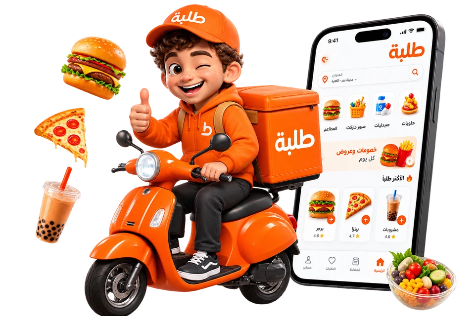 Tolba app for ordering from local restaurants and shops